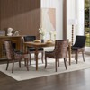 NicBex Vintage Neutrally Toned Thickened Upholstered Dining Chairs Set of 2 with Bronze Nail Head,Modern Style Accent Chairs,Living Room Chairs - 4 of 4