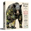 Sunsout Forest Bear 1000 pc Special Shape  Jigsaw Puzzle 96033 - 2 of 4