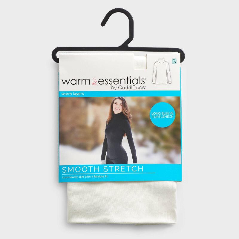 Warm Essentials by Cuddl Duds Women's Smooth Stretch Thermal Turtleneck Top, 5 of 9
