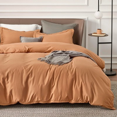 3 pieces Duvet Cover Soft Double Brushed Bedding Set for Kids & Adults Zipper Closure