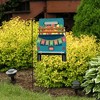 Springtime Pickup Burlap Garden Flag Welcome Floral 18" x 12.5" Briarwood Lane - 4 of 4