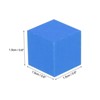 Unique Bargains Cube Natural Wood Laser Cut Smooth Unfinished Craft Wood 100 Pcs - 2 of 4