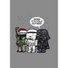 Juniors Womens Star Wars Christmas Boba It's Cold Outside Cowl Neck Sweatshirt - 2 of 4