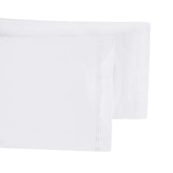 650-Thread Count Cotton 2-Piece Pillowcase Set by Blue Nile Mills