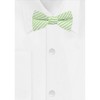 Jacob Alexander Young Boys’ Seersucker Striped Pre-Tied Bow Tie - 2 of 4