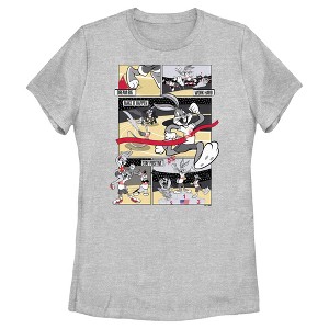 Women's Team USA X Looney Tunes Number One Winner Comic Panels T-Shirt - 1 of 4