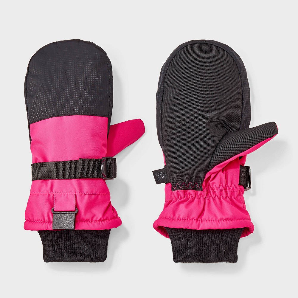 Girls' Ski Mittens - All In Motion™ Pink 8-12