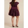 ELOQUII Shirred Flare Mini Dress - 3 of 3