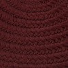 Colonial Mills Tortuga Braided Runner, Burgundy 2x5, Oval Shape - 2 of 4