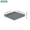 Unique Bargains Ceramic Durable Indoor Decorative Plant Saucer 2 Pcs - 2 of 4