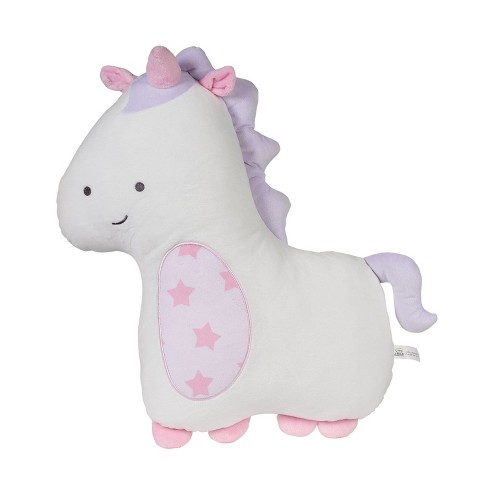 Glowing Unicorn Pillow: A plush unicorn that emits a rainbow of light.