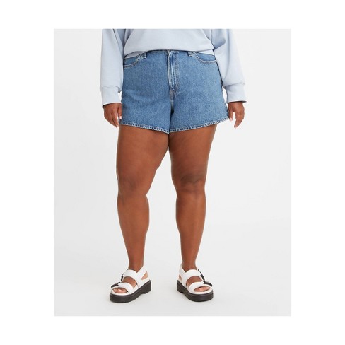 Levi's® Women's Plus Size High-rise Mom Jean Shorts - Amazing 26 : Target