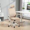 HOMCOM Ergonomic Office Chair with Flip-up Armrest, Adjustable Headrest and Lumbar Support, Mesh Desk Chair for Home Office - 3 of 4