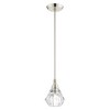 Livex Lighting Brussels 1 - Light Pendant in  Polished Nickel - 2 of 4