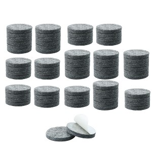Unique Bargains Felt Self-stick Non-slip Anti-scratch Round Furniture Pads Gray 70 Pcs - 1 of 4