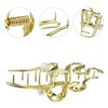 Unique Bargains Women's Metal Hair Claws 4.65"x1.85"x1.42" 1Pc - 3 of 4