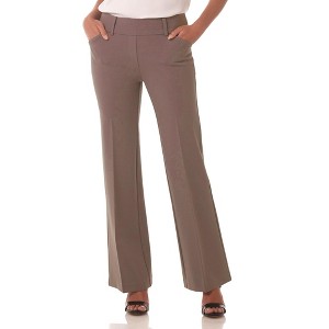 Rekucci Women's Secret Figure Pull-On Knit Wide Leg Pant - 1 of 4