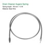 Unique Bargains Spring Cable with Electric Drill Connector Kitchen Toilet Drain Augers - 2 of 4