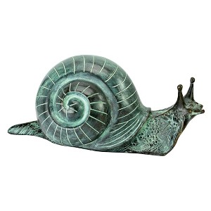 Design Toscano Medium Land Snail Cast Bronze Garden Statue - 1 of 4