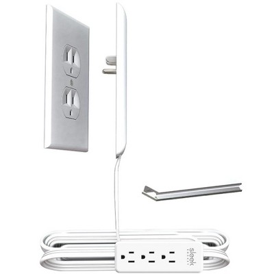 Sleek Socket No Shock Child Protector, Outlet & Plug Concealer with Protective Cord Clips