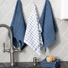 John Ritzenthaler Co. Ritz Variety 12-Pack Checked and Solid Kitchen Towel and Dish Cloth Set - 4 of 4