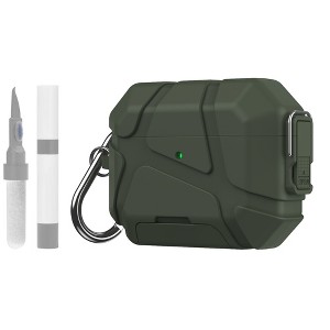 HTUTWOO for AirPods Pro 3 Case, Armor Design Hard Case, Full Drop Proof Protective Case with Keychain and Cleaner Kit - 1 of 4