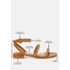 Flippity Studded Ankle Strap Flat Sandals - 4 of 4