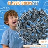 Strictly Briks Classic Bricks Starter Kit, Gray, 96 Pieces, 2x3 Studs, Compatible with All Major Brick Brands - 2 of 4