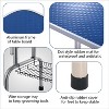 UbMelt Folding Pet Grooming Table with Adjustable Arms,Nooses,Mesh Tray for Medium/Large Dogs,Blue - 4 of 4