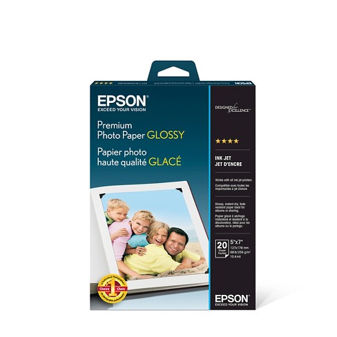 Epson Ultra Premium Glossy 8.5x11 Photo Paper - 50 Sheets