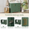 Whisen 36" Bathroom Storage Cabinet Bathroom Vanity with Resin Sink and Two Soft Close Doors and Four Drawers - 4 of 4