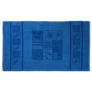 Design Imports Double Jacquard Square Beach Towel - 1 of 4