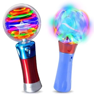 ArtCreativity Light Up Magic Ball & Spinning Light Wand Set - 1 of 4