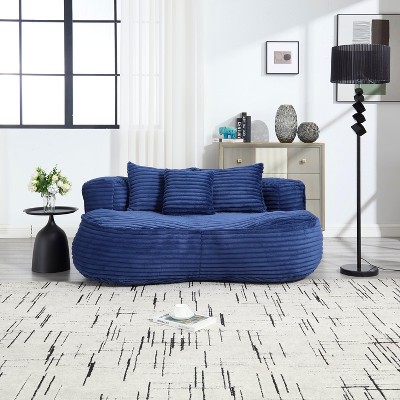 MAYEERTY Bean Bag Chair Lazy Sofa/Footstool for Adults/Kids (Indoor/Outdoor Use)