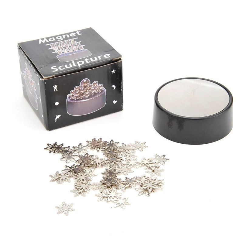Insten Magnetic Snowflakes Desktop Sculpture, Desk Toy & Decoration for Teens and Adults, 2 of 7