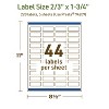Avery Dissolvable Labels, 2/3" x 1-3/4" Rectangle - 4 of 4