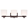 Chloe Lighting Solbi Contemporary 3 Light Oil Rubbed Bronze Bath Vanity Fixture 24" Wide - 3 of 4
