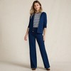 Lands' End Women's Starfish High Rise Wide Leg Pants - 4 of 4