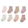 Milkberry Rayon of Bamboo Baby Socks Non-Slip Gripper Newborn to Toddler Currated Gift Packs of 8 pairs - 2 of 2