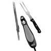 Oster Electric Knife, Carving Fork, and Storage Case, Black, 1 Count 