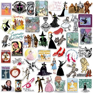 The Wizard of OZ 50ct Vinyl Large Deluxe Stickers Variety Pack - 1 of 4