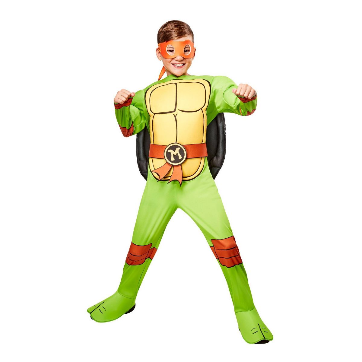 Rubies Teenage Mutant Ninja Turtles Raphael/Donatello/Leonardo and Michelangelo Boys' 4-in-1 Costume Jumpsuit - thumbnail 9