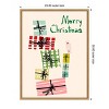 Amanti Art Wobbly pile of Christmas presents by Annick Canvas Wall Art Print Framed - 3 of 4