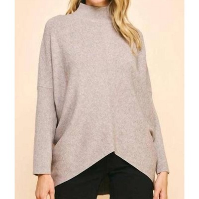 Women's Gilda Swing Turtle Sweater - PINCH