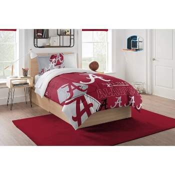 NCAA Alabama Crimson Tide Hexagon Comforter Set - Twin