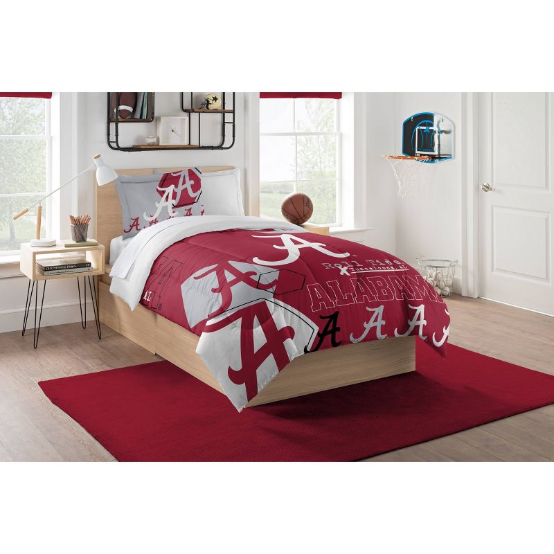 NCAA Alabama Crimson Tide Hexagon Comforter Set - Twin, 1 of 4