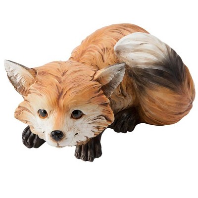 Wind & Weather Furry Fox Indoor/Outdoor Sculpture