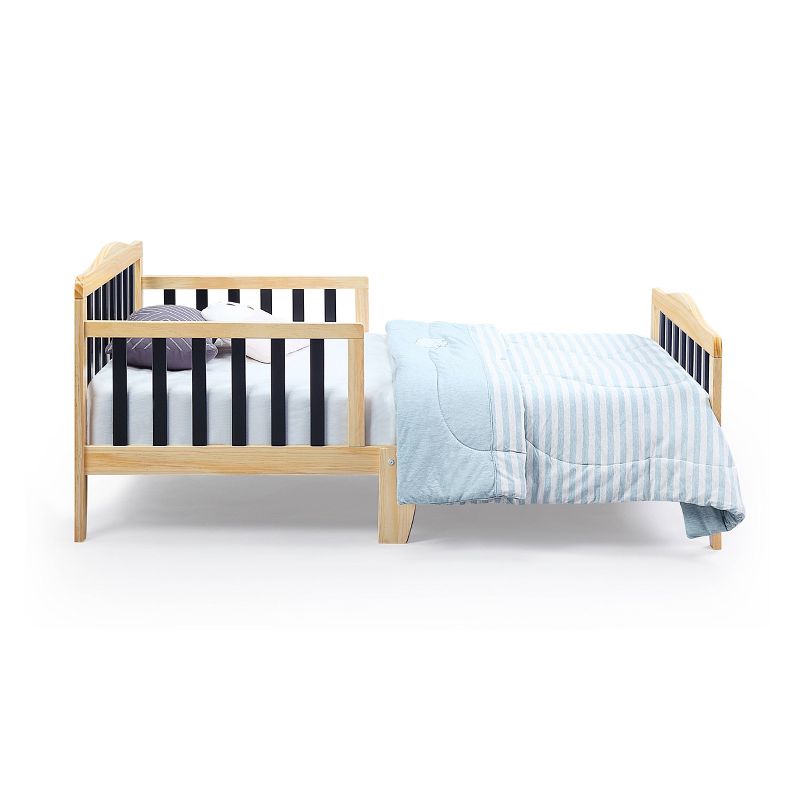 Olive &#38; Opie Twain Toddler Bed - Natural/Black, 3 of 7