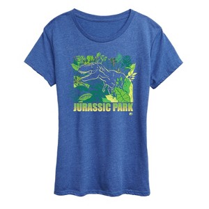 Women's - Jurassic Park - Tropical Terror Short Sleeve Graphic T-Shirt - 1 of 4
