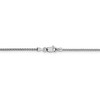 Black Bow Jewelry 1.5mm 10k White Gold Solid Diamond Cut Wheat Chain Necklace - 4 of 4
